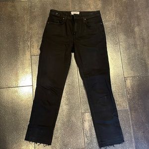 VGUC WE THE FREE cropped black jeans